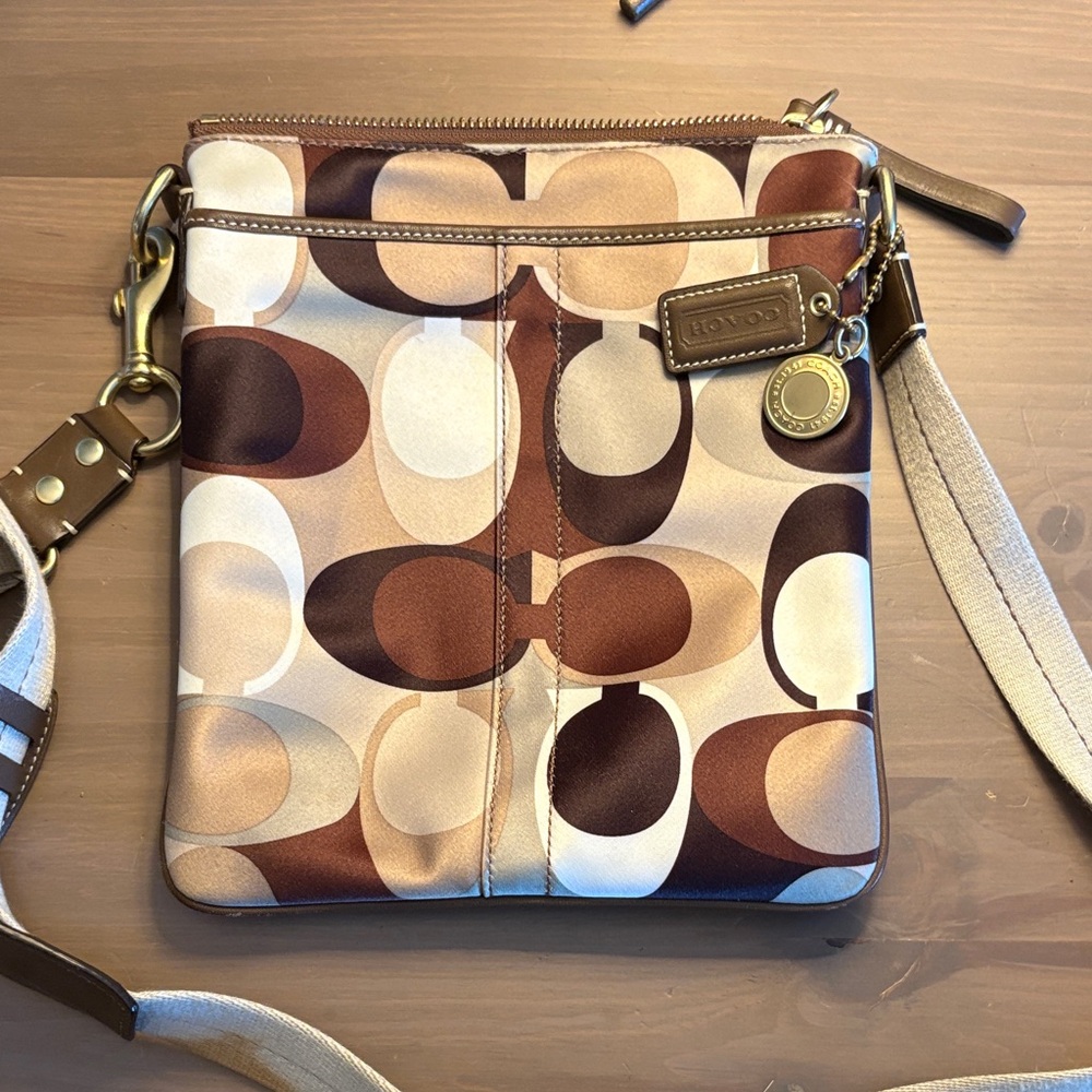 Coach Multicolor Geometric Crossbody Bag